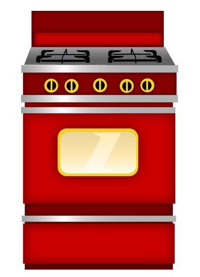 Кухонная плита вектор