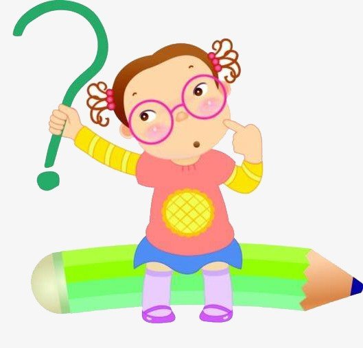 Почемучка на прозрачном фоне