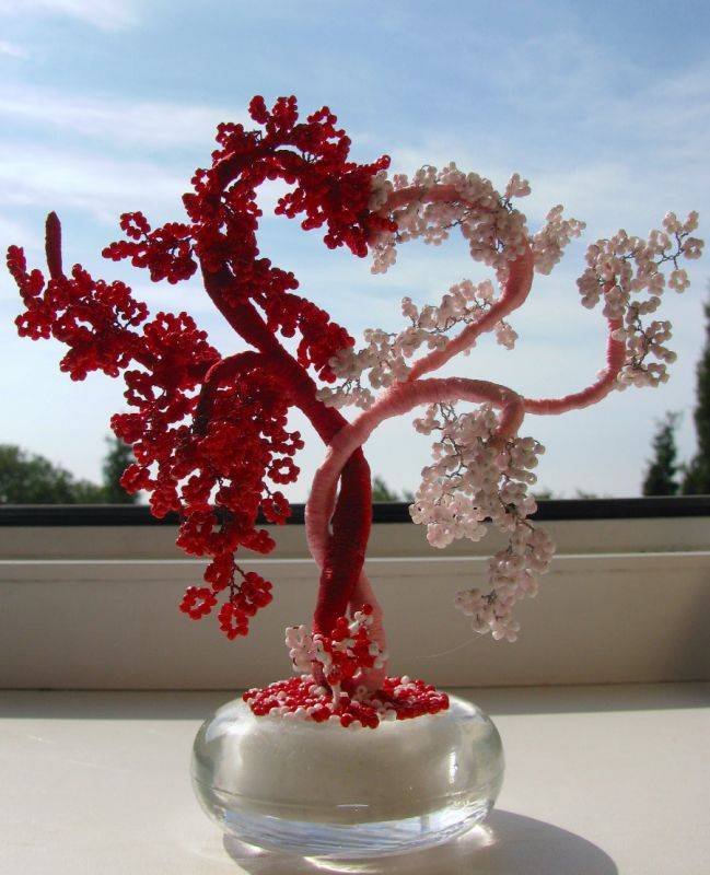 С годовщиной свадьбы 27 лет. Бисероплетение дерево любви. Подарки на корраловуюсвадьбу. Коралловая свадьба. Подарки из коралла на годовщину.