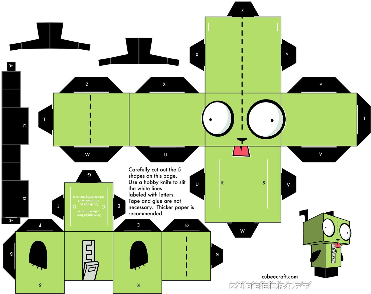 Люди и роботы из бумаги и картона :: Бумажные модели бесплатно, без регистрации и смс