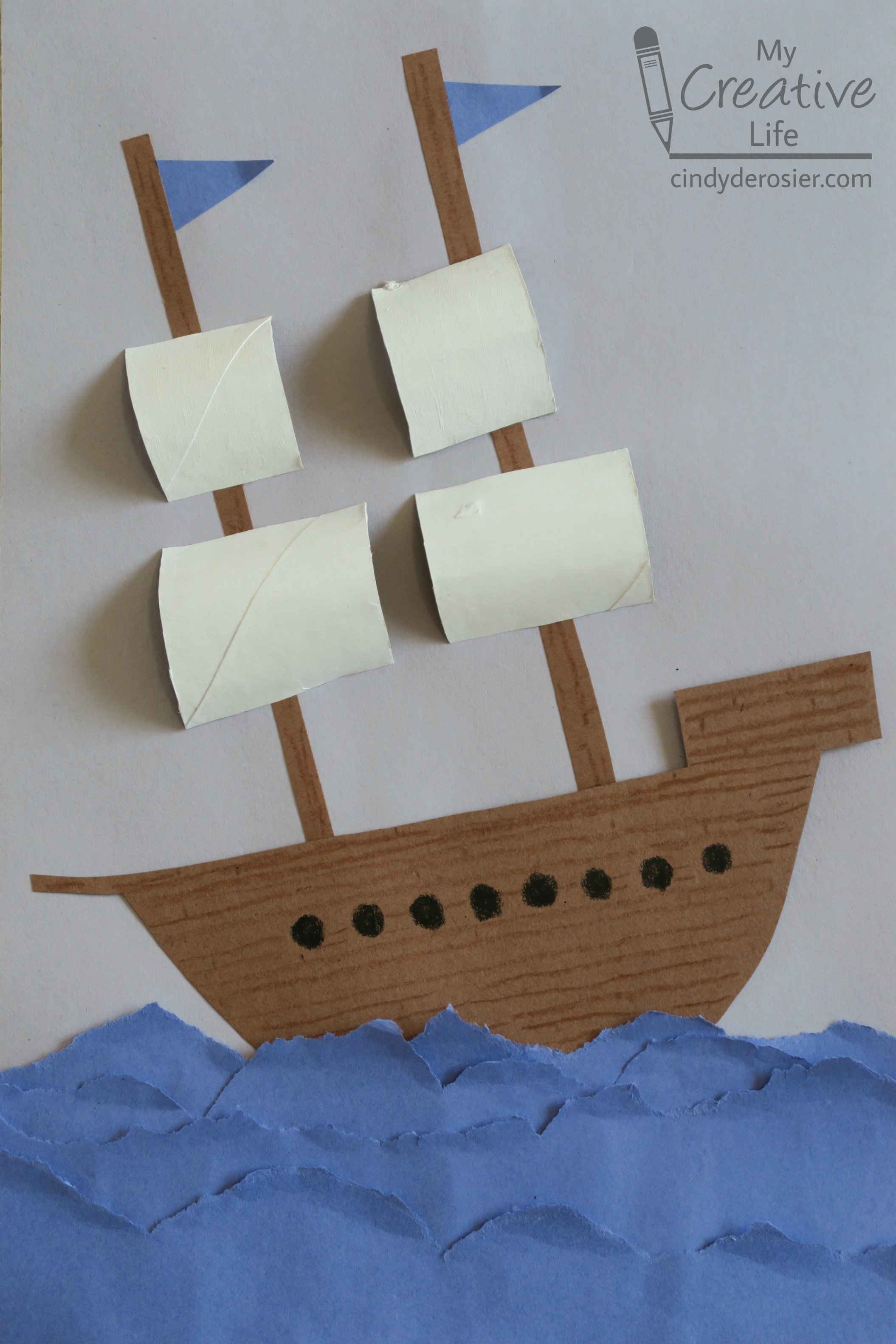 Корабль поделка в детский сад