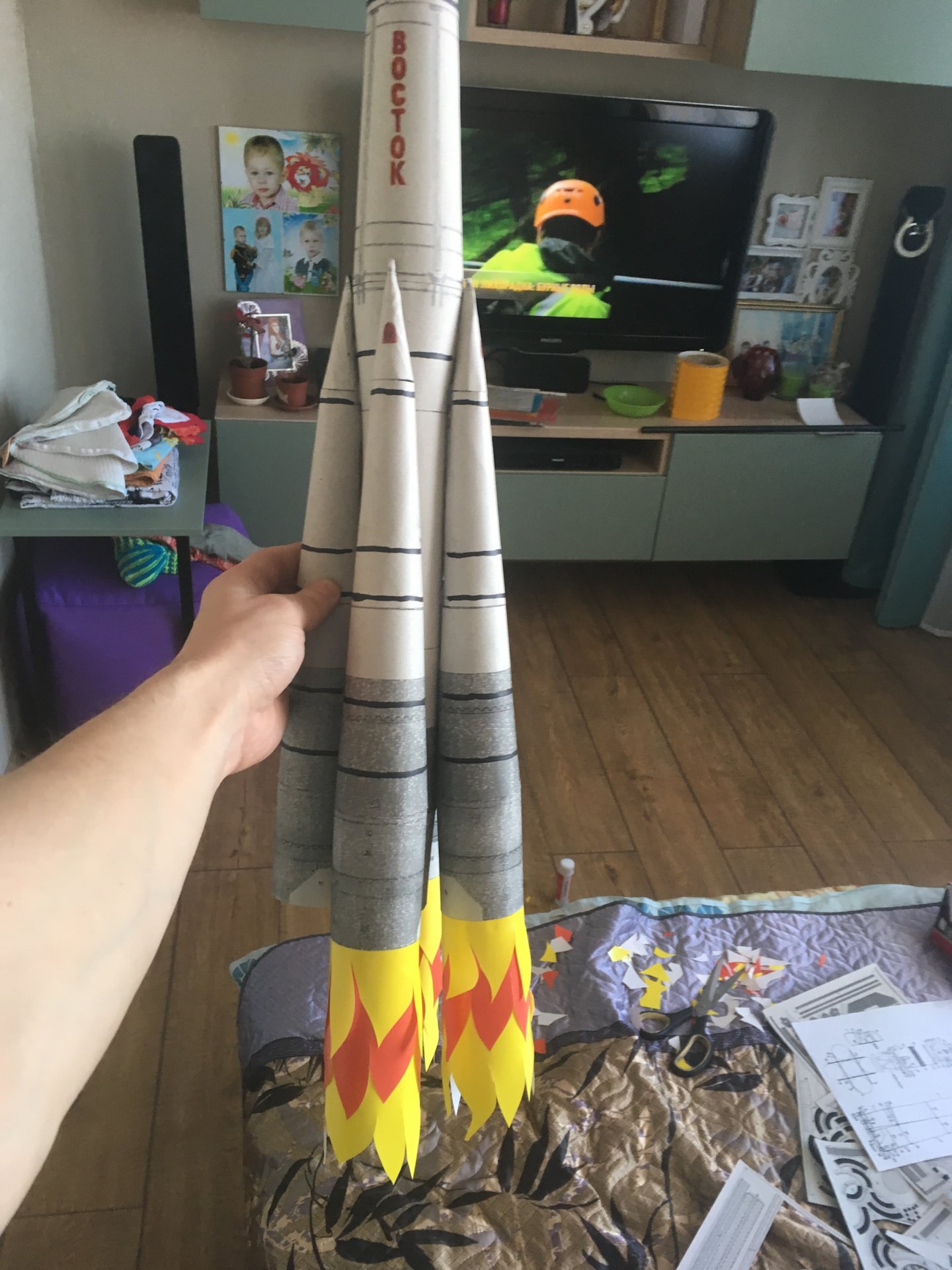 Ракета своими руками из подручных материалов