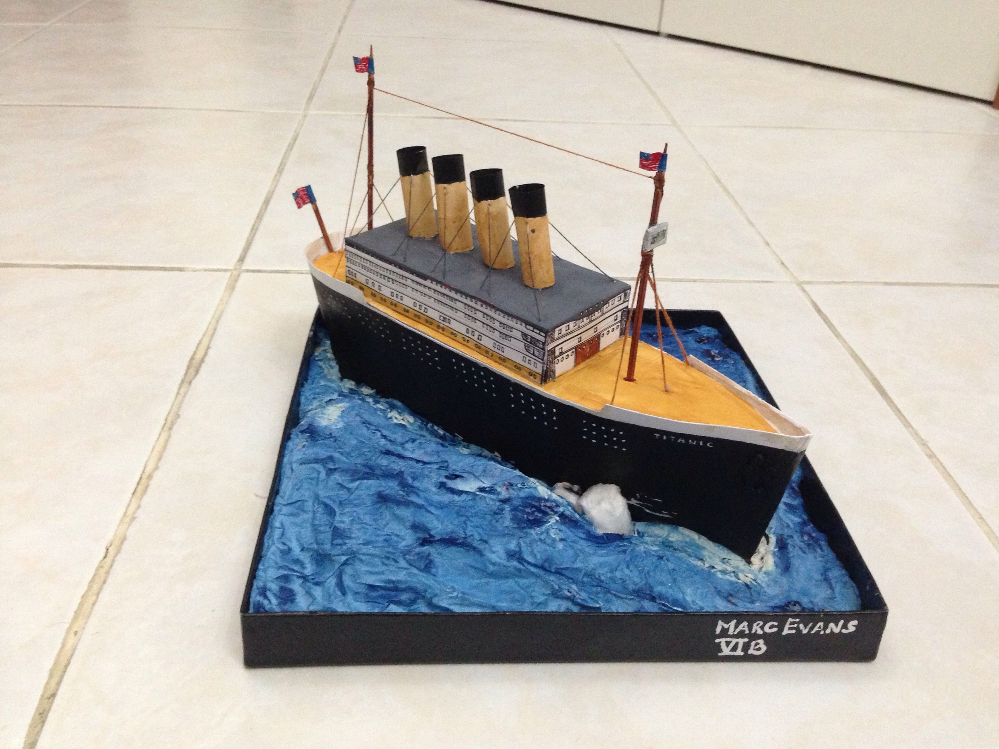 Сборная бумажная модель RMS Titanic