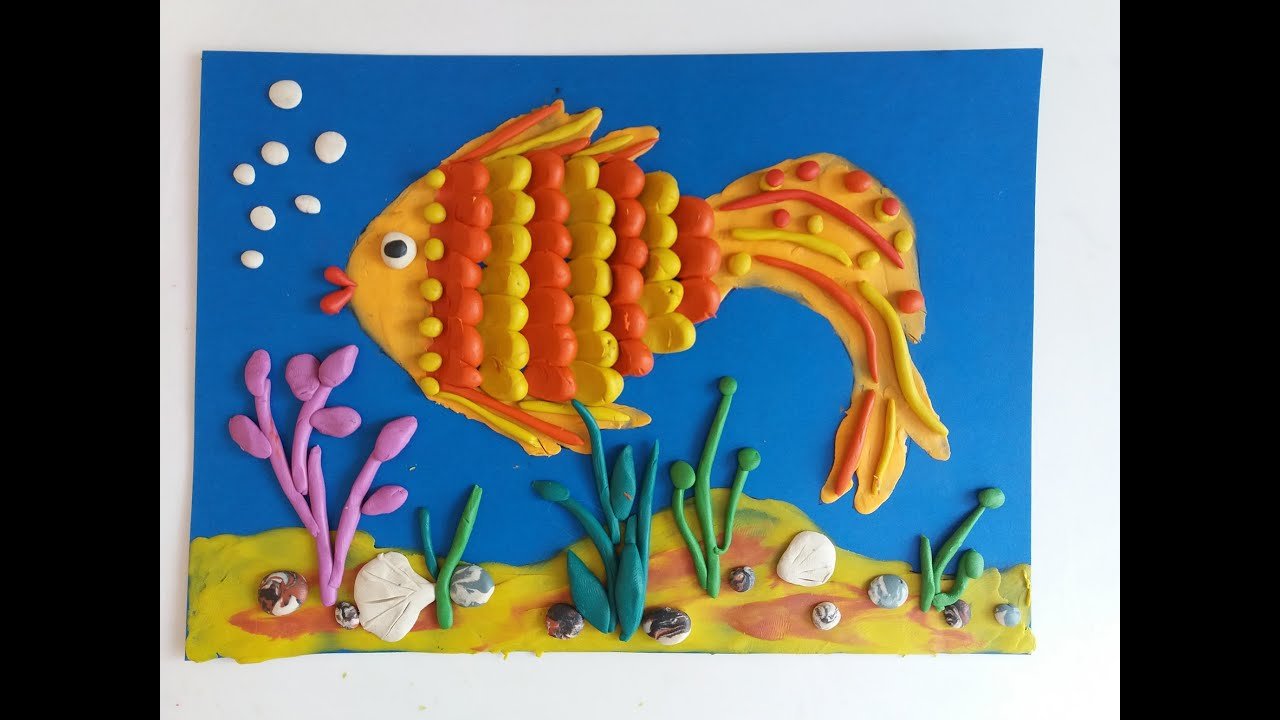 Картинки для шкафчиков Рыбки, Золотая рыбка (маркировка) | скачать и распечатать