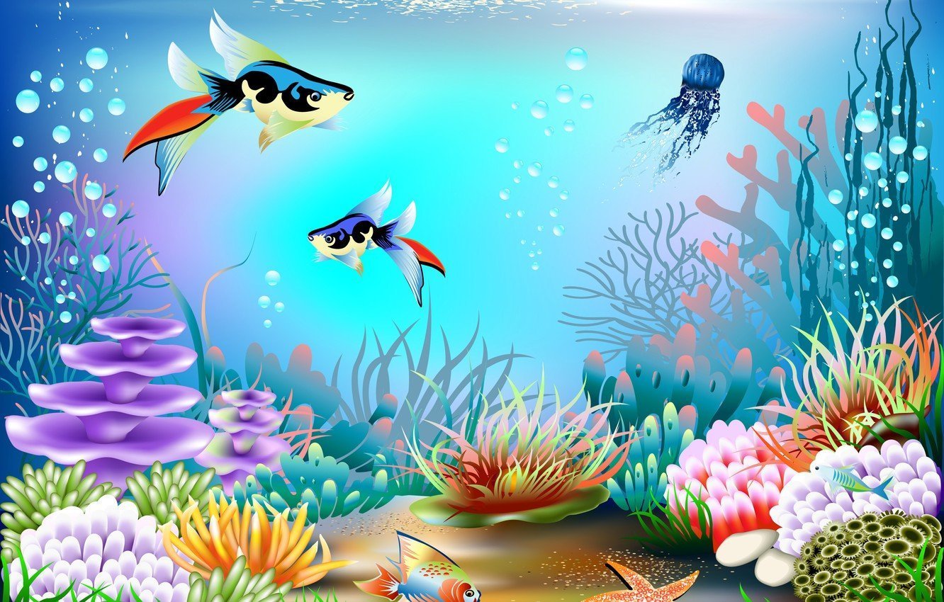 Подводный мир детского сада. Морское дно мультяшное. Подводный мир. Подводный мир для детей. Сказочный подводный мир.
