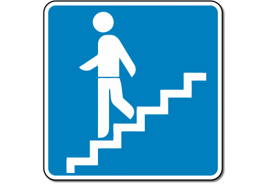 Дорожный знак подземный переход