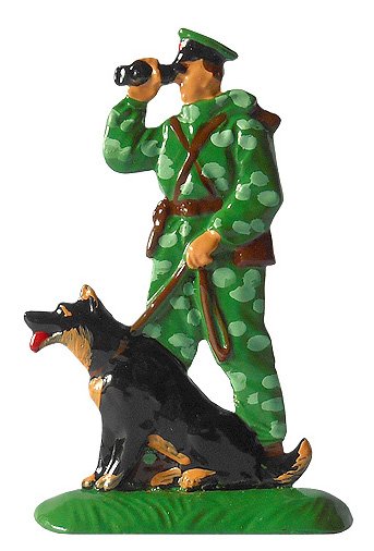 Пограничник с собакой для детей