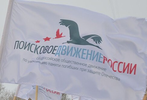 Флаг поискового движения России