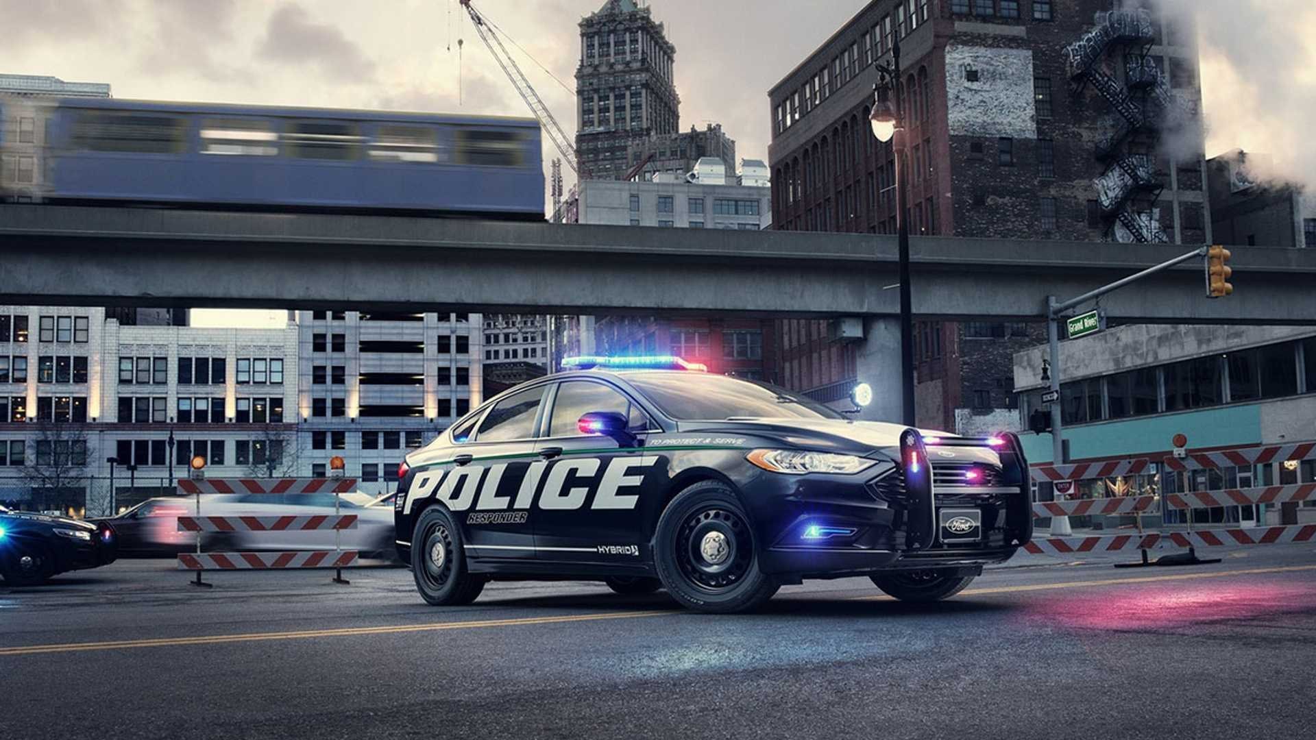 Полицейская машина фон. Ford Fusion Police Interceptor. 2020 Ford Police Responder. Ford Fusion Hybrid NYPD Police. Ford Police Interceptor Concept NFS.