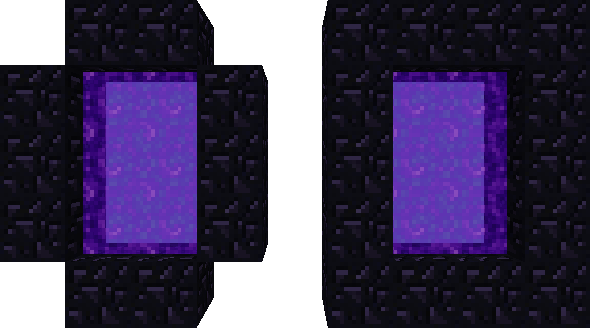 Портал в Nether в майнкрафт