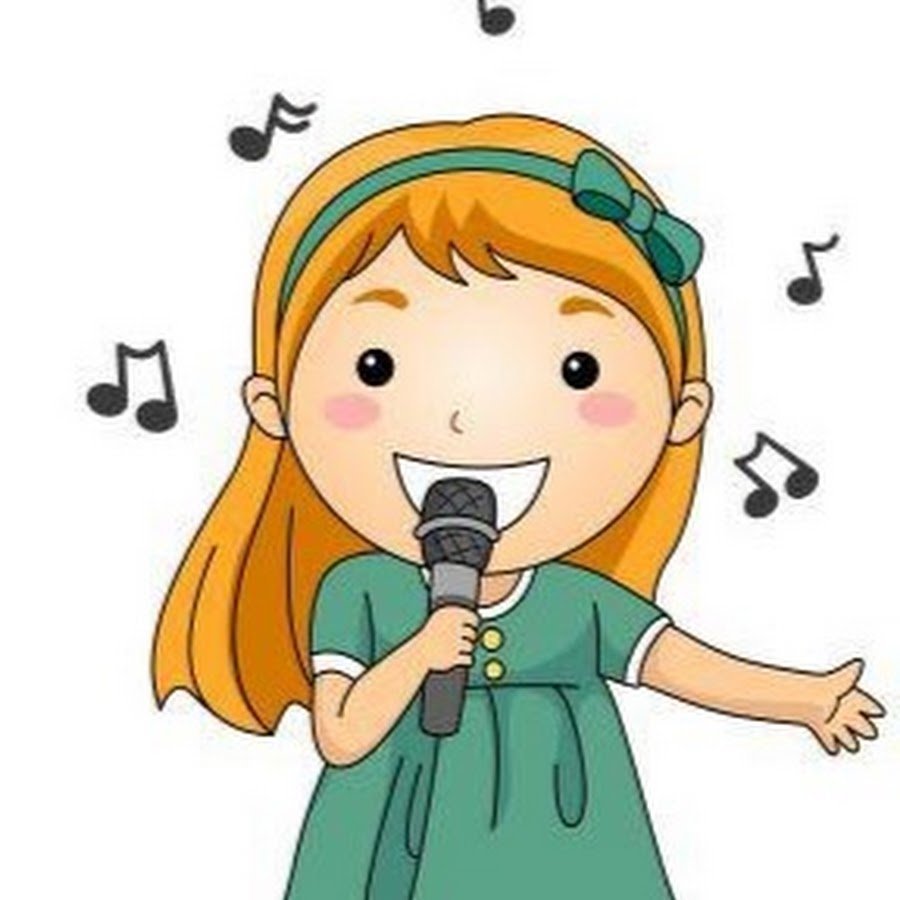 Девочка поет. Дети поют. Девочка с микрофоном. Нарисованная девочка прет.