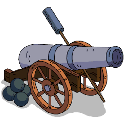 Пушка мультяшная