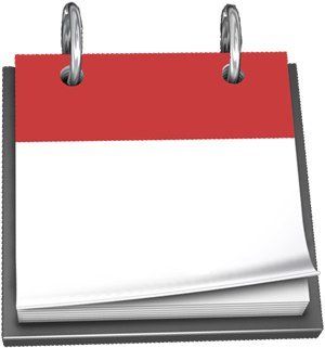 Календарный лист пустой