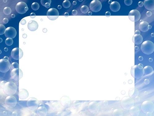 Фоторамка мыльные пузыри