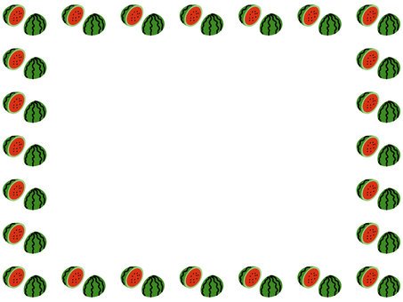 Рамка арбузная на прозрачном фоне (25 фото)