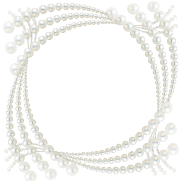 Рамка жемчуг