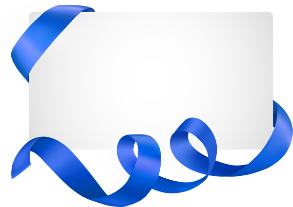 Бело голубая ленточка