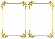 Рамка для поздравительного адреса