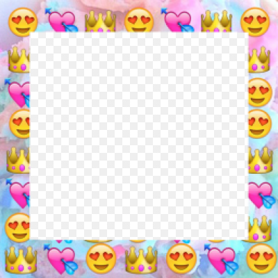 Рамка для фотошопа смайлики