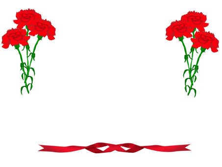 Гвоздики рамка