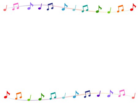 Рамка нотки для текста