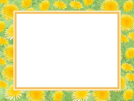 Рамка одуванчики