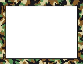 Камуфляжная рамка для презентации детский