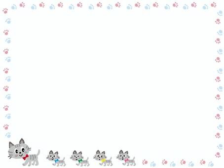 Рамка кошки на прозрачном фоне (34 фото)