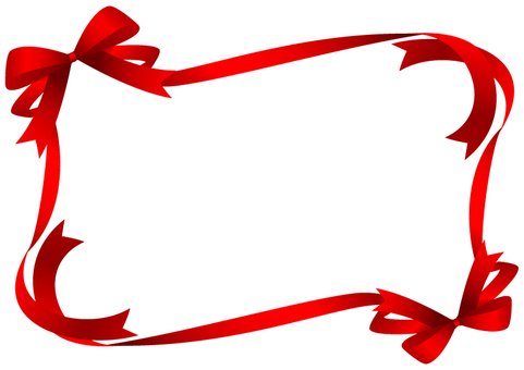 Красная рамка для надписи