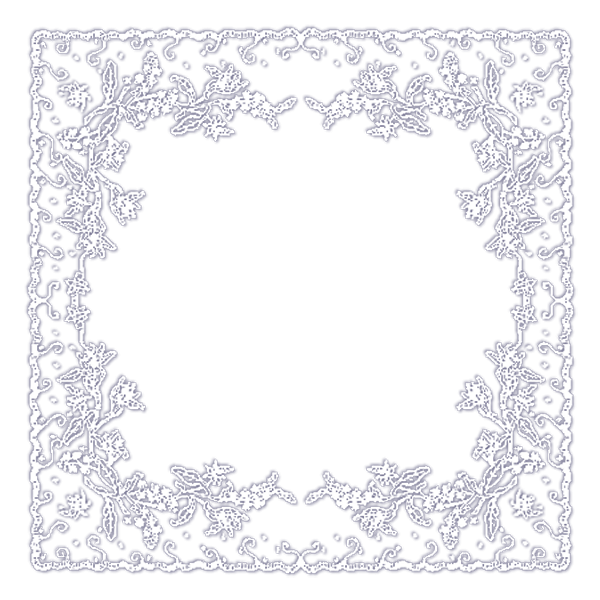 Кружевная квадратная рамка