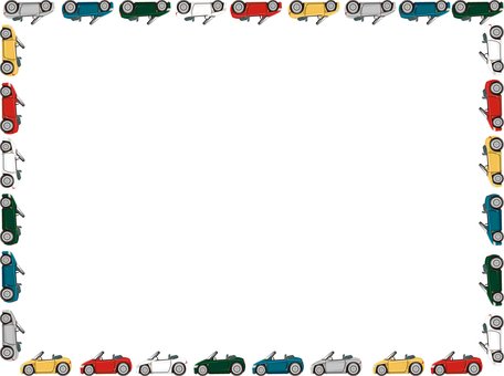 Рамка с машинками для текста