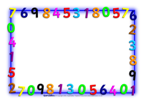 Математическая рамочка для текста