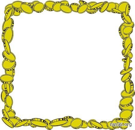 Рамка монеты на прозрачном фоне (33 фото)