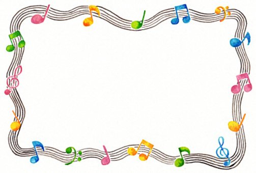Рамка из нот