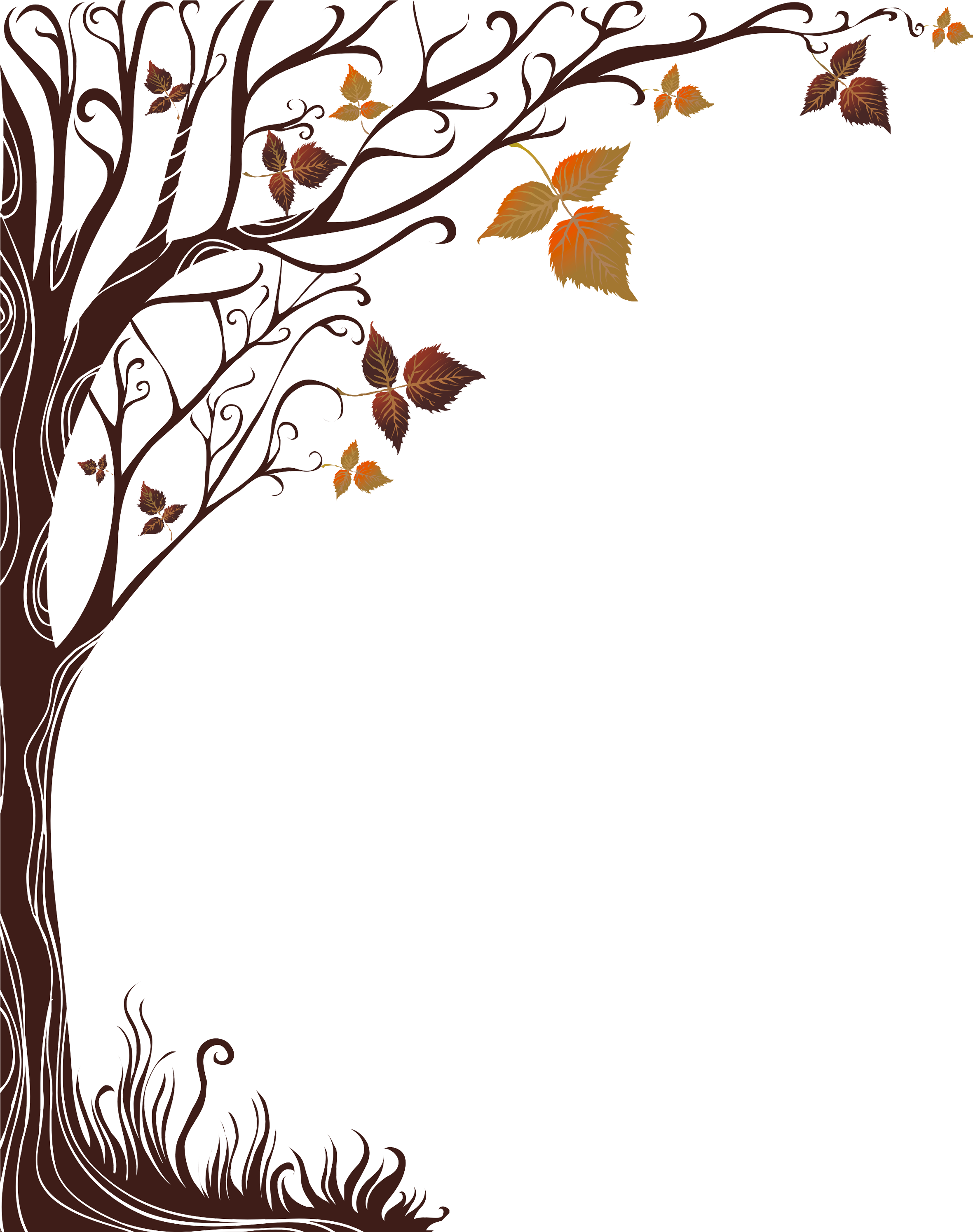 Рамка осень. Рамка дерево. Осенняя рамка для текста. Осенняя рамка на прозрачном фоне. Дерево на 4 листа а4