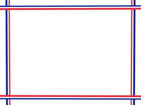 Красно синяя рамка