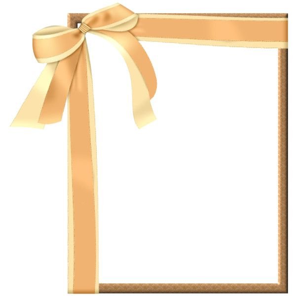 Рамка с бантом