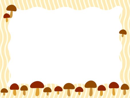 Рамка грибы для детей
