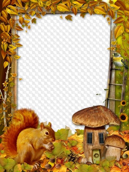 Рамка осень для детей