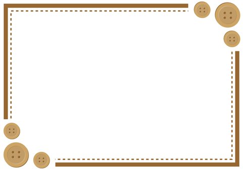 Рамка пуговицы на прозрачном фоне