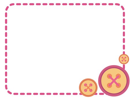 Рамка пуговицы на прозрачном фоне