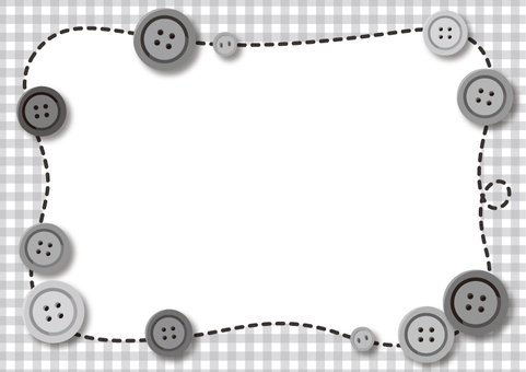 Рамка с пуговками по краям