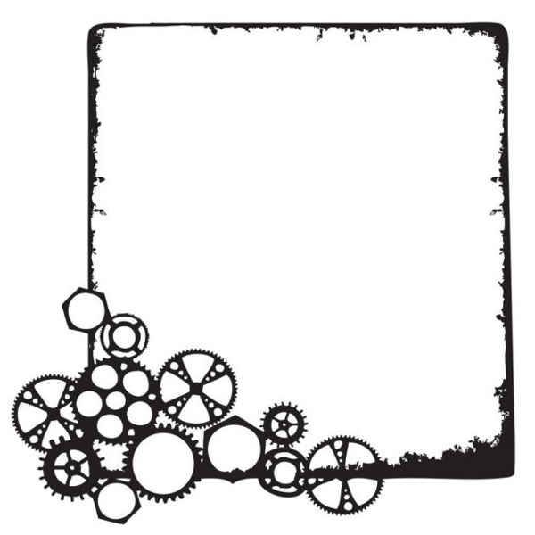 Рамка из шестеренок