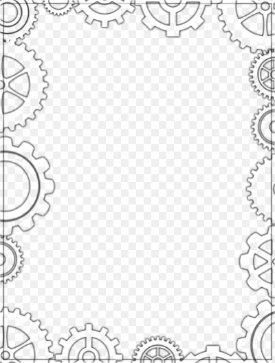 Рамка из шестеренок