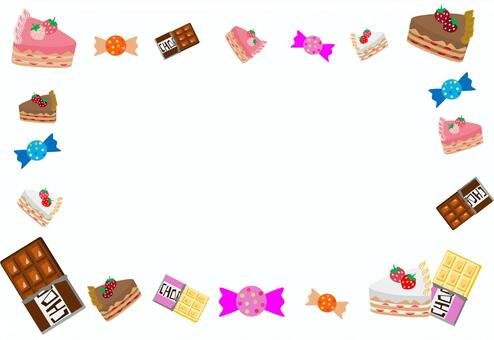 Рамка для текста сладости
