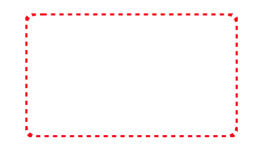 Пунктирная прямоугольная рамка