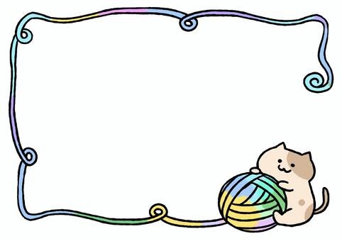 Рамка для текста вязание