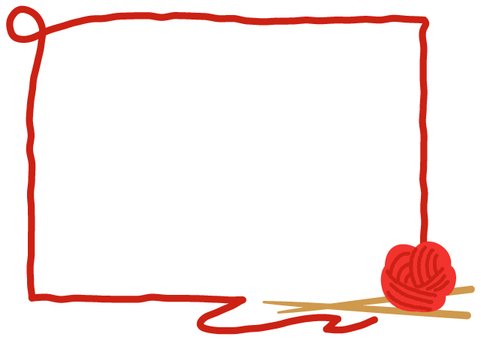 Рамка для текста из ниток