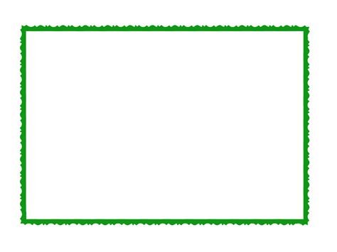 Рамка зеленая