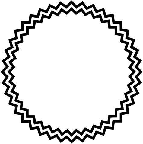 Рамка зигзаг на прозрачном фоне (35 фото)